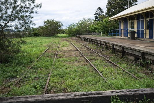Canungra Railway Yard Remnants: Historic transport infrastructure