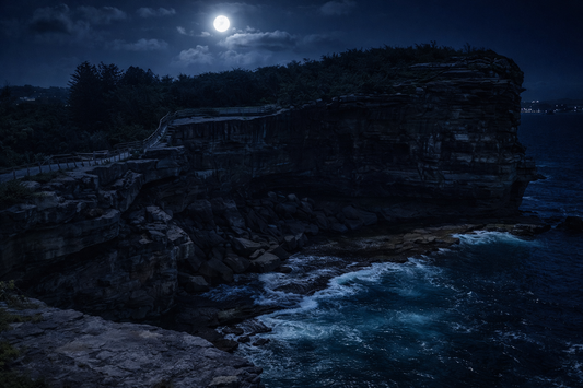 The Gap Watsons Bay Sydney haunted cliffs at night