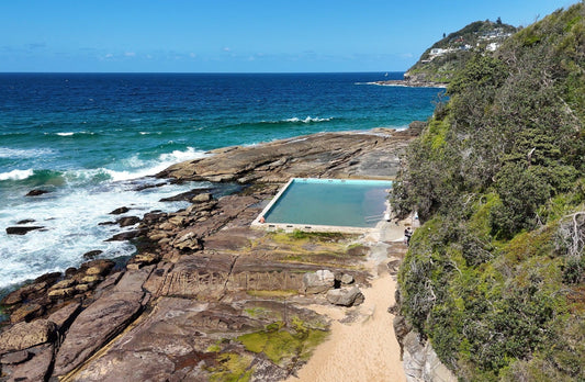 Whale Beach Rockpool at the southern end of Whale Beach in Sydney's Northern Beaches