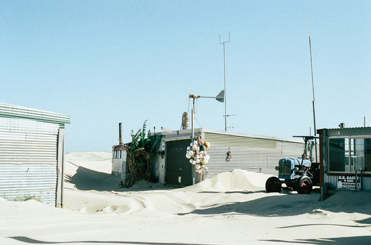 Tin city stockton beach in New South Wales